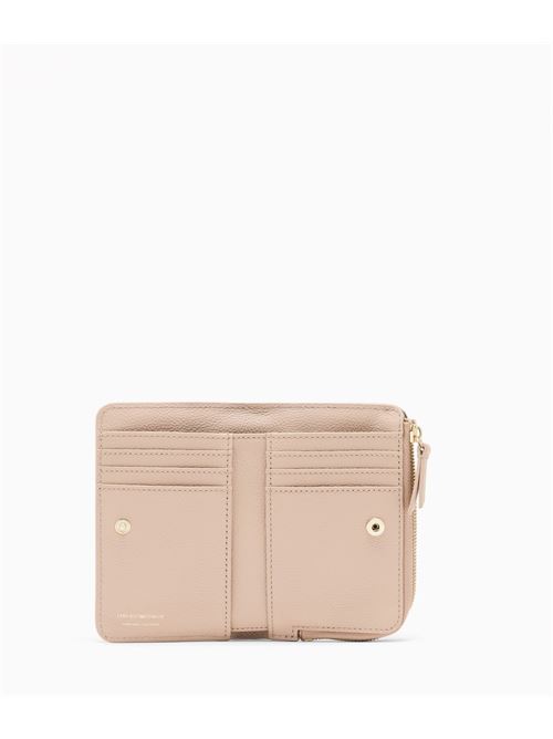 Portafoglio bifold in pelle stampa cervo Emporio Armani | EW000369 AF19568.U1050